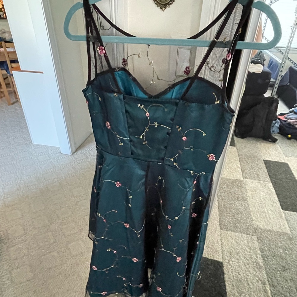 Turquoise Vintage Cocktail Dress